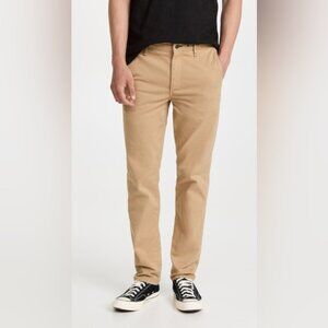 Rag & Bone Fit 2 Stretch Twill Chino Pants Camel Tan Beige 33